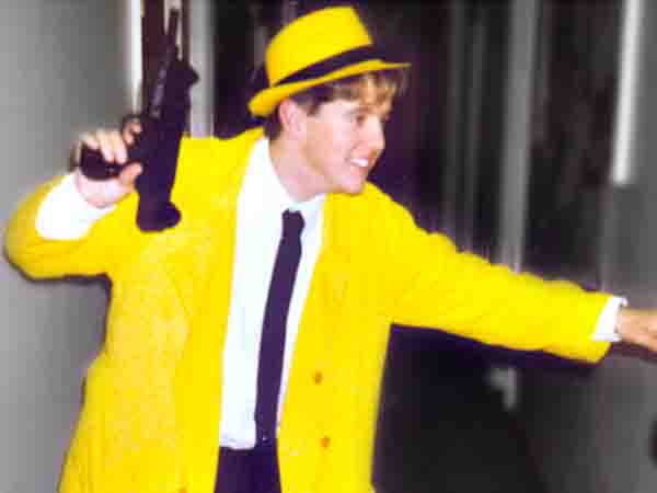 Doug as Dick Tracy, Copyright © 1990-2017 Janet Kuypers