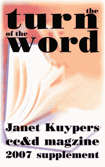 the Turn of the Word chapbook cover